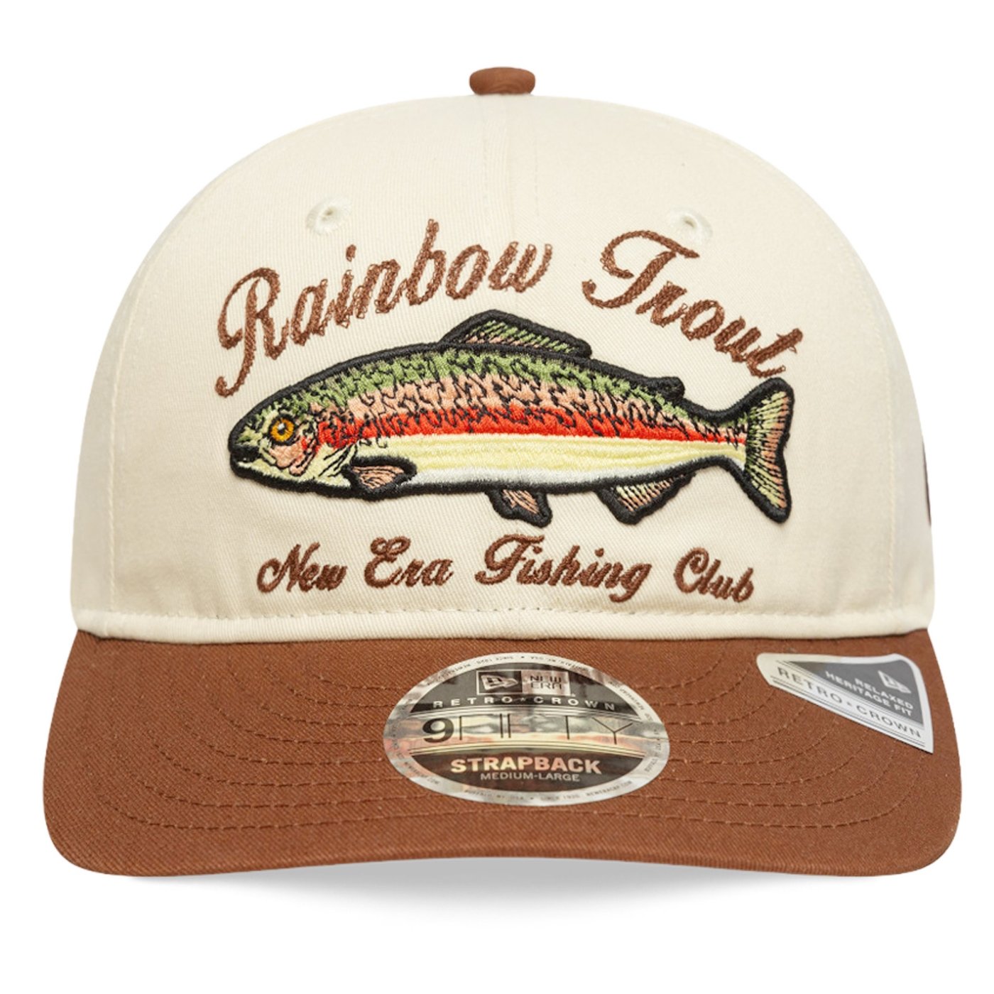 Bone New Era  9FIFTY Retro Crown  Branded Bege Bege 2