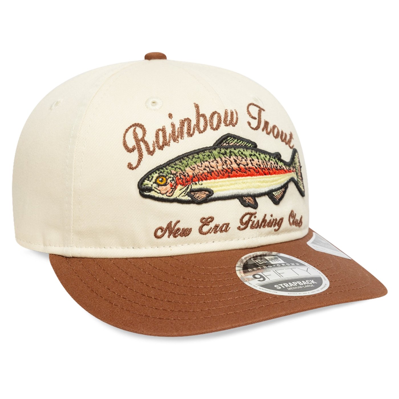 Bone New Era  9FIFTY Retro Crown  Branded Bege Bege 3