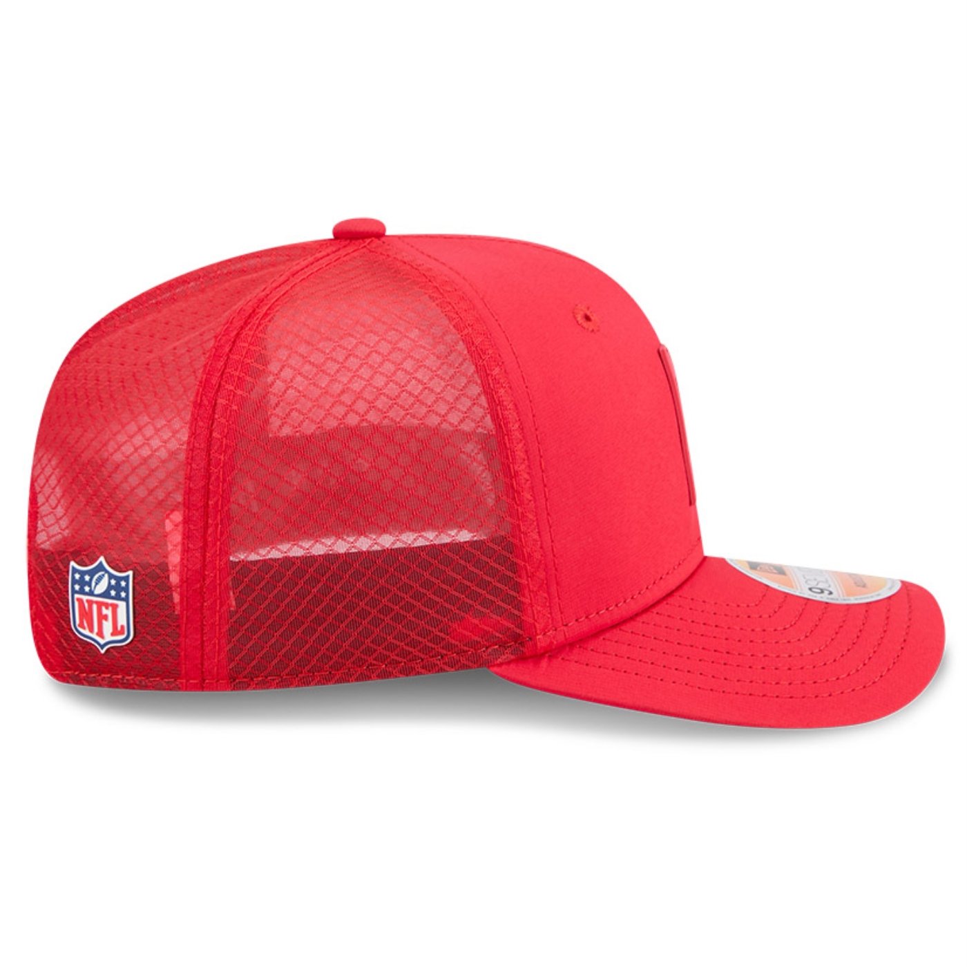 Bone New Era 9SEVENTY Kansas City Chiefs NFL Sideline Vermelho Vermelho 4