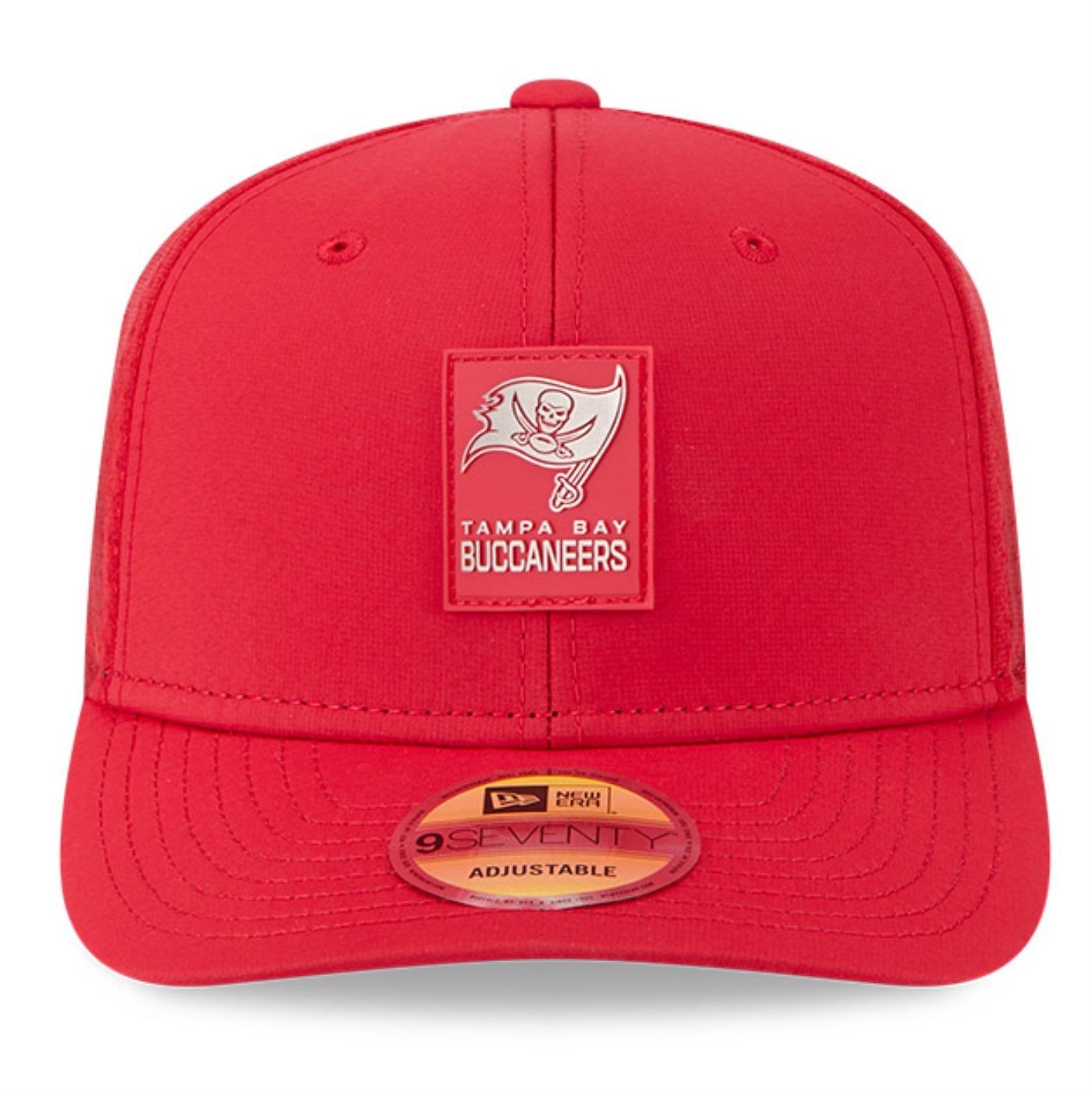 Bone New Era 9SEVENTY Tampa Bay Buccaneers NFL Sideline Vermelho