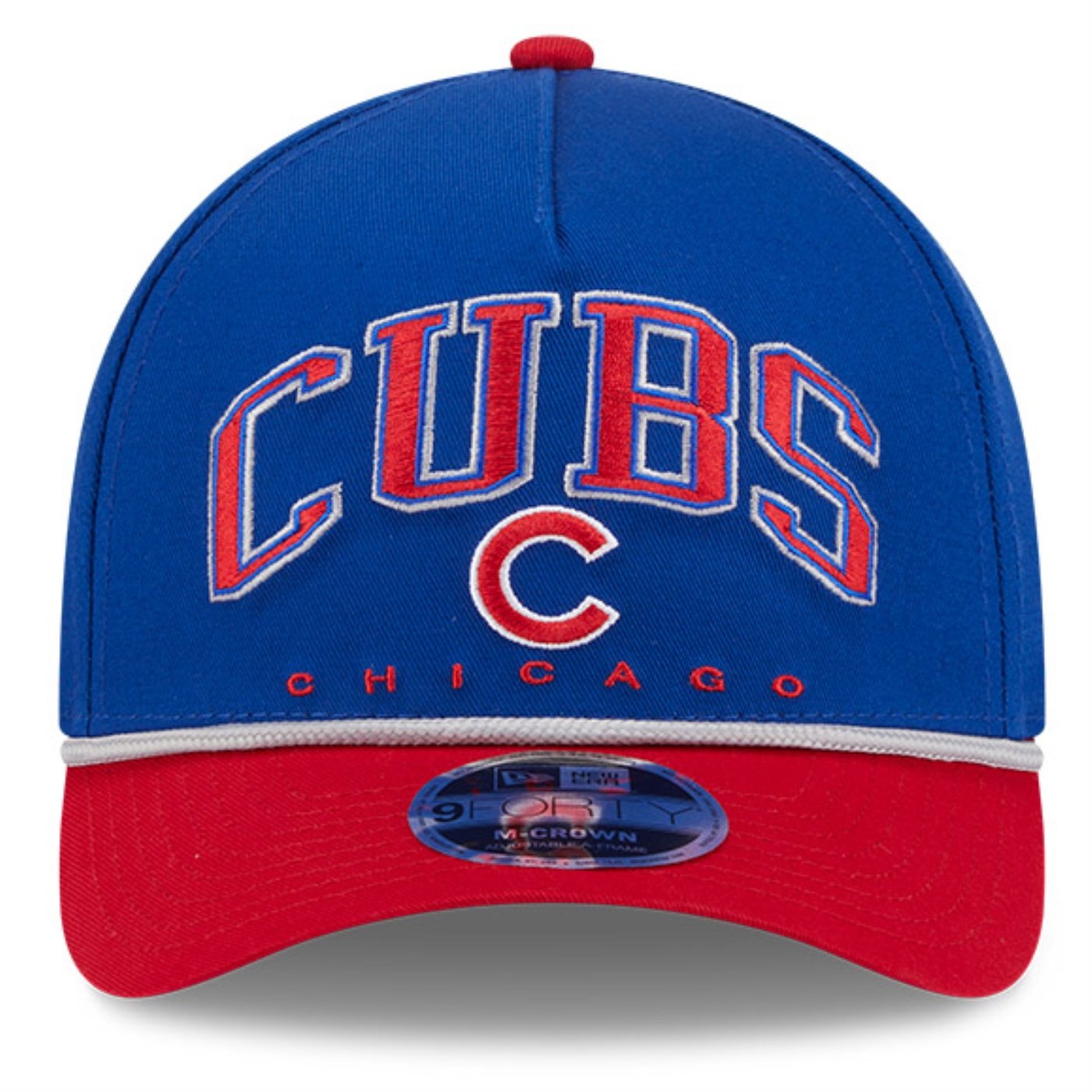 Bone New Era  9FORTY M-Crown A-Frame Chicago Cubs MLB Azul Azul/Vermelho 2