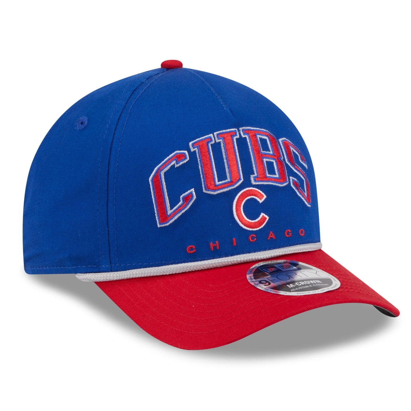 Bone New Era  9FORTY M-Crown A-Frame Chicago Cubs MLB Azul Azul/Vermelho 3