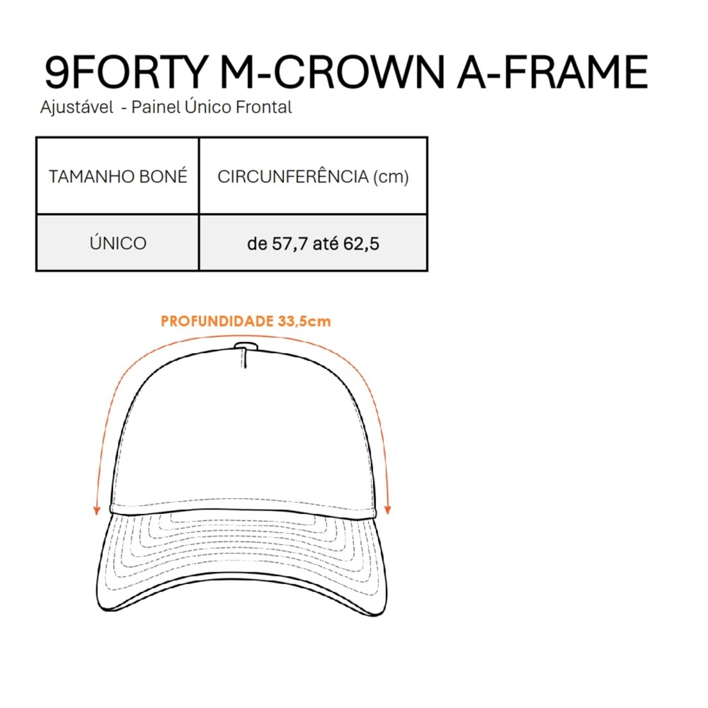 Bone New Era  9FORTY M-Crown A-Frame Chicago Cubs MLB Azul Azul/Vermelho 8