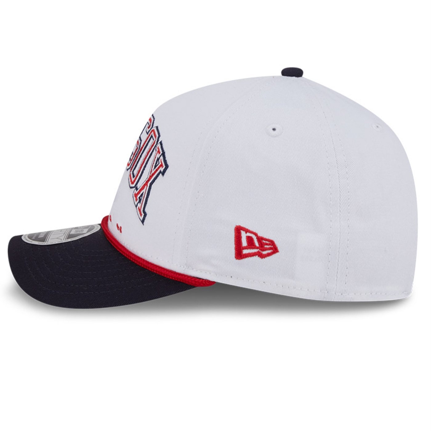 Bone New Era  9FORTY M-Crown A-Frame Boston Red Sox MLB Branco Branco 7