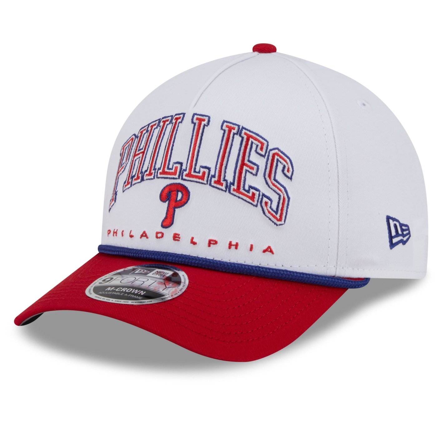 Bone New Era  9FORTY M-Crown A-Frame Philadelphia Phillies MLB Branco Branco 1
