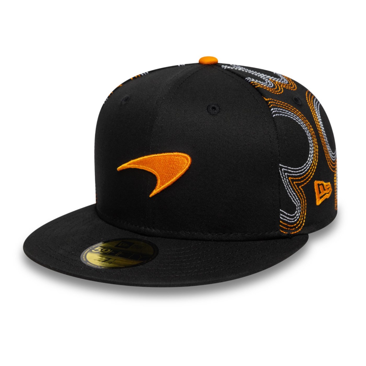 Bone New Era 59FIFTY Mclaren Racing Preto Preto 1