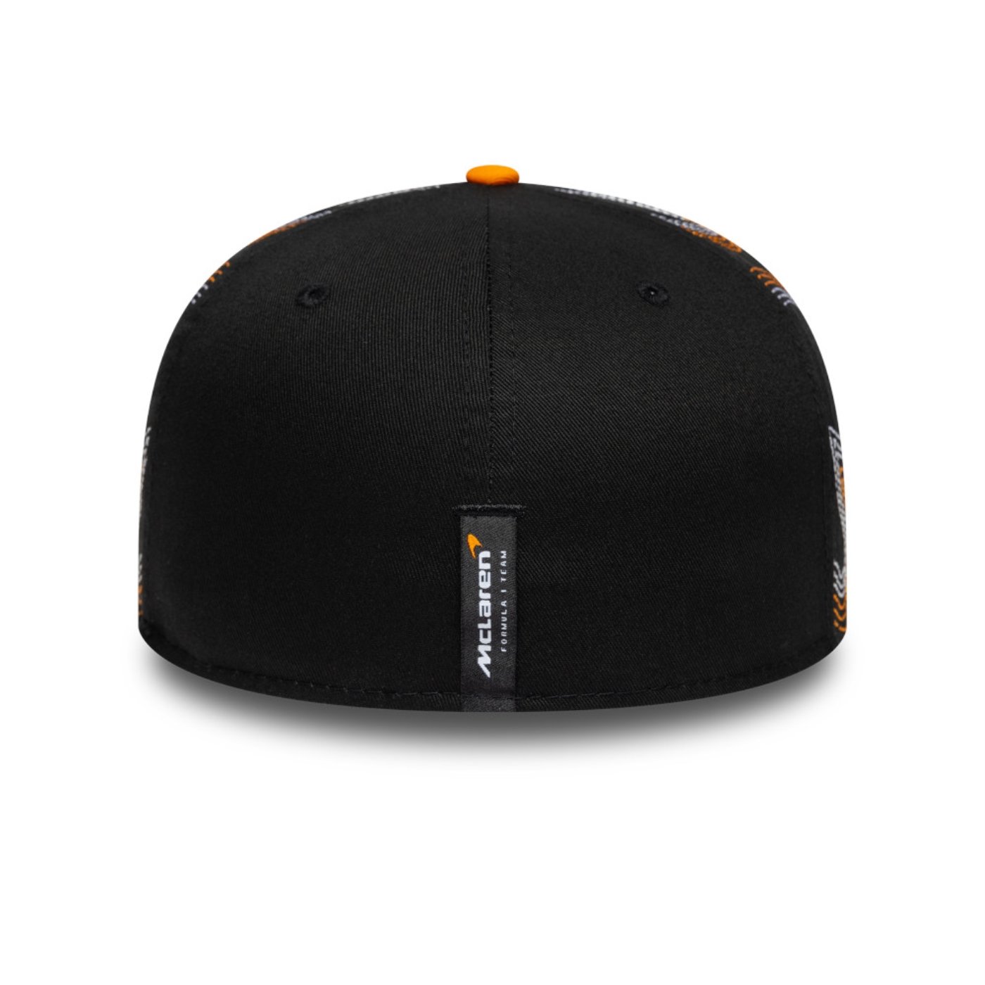 Bone New Era 59FIFTY Mclaren Racing Preto Preto 5