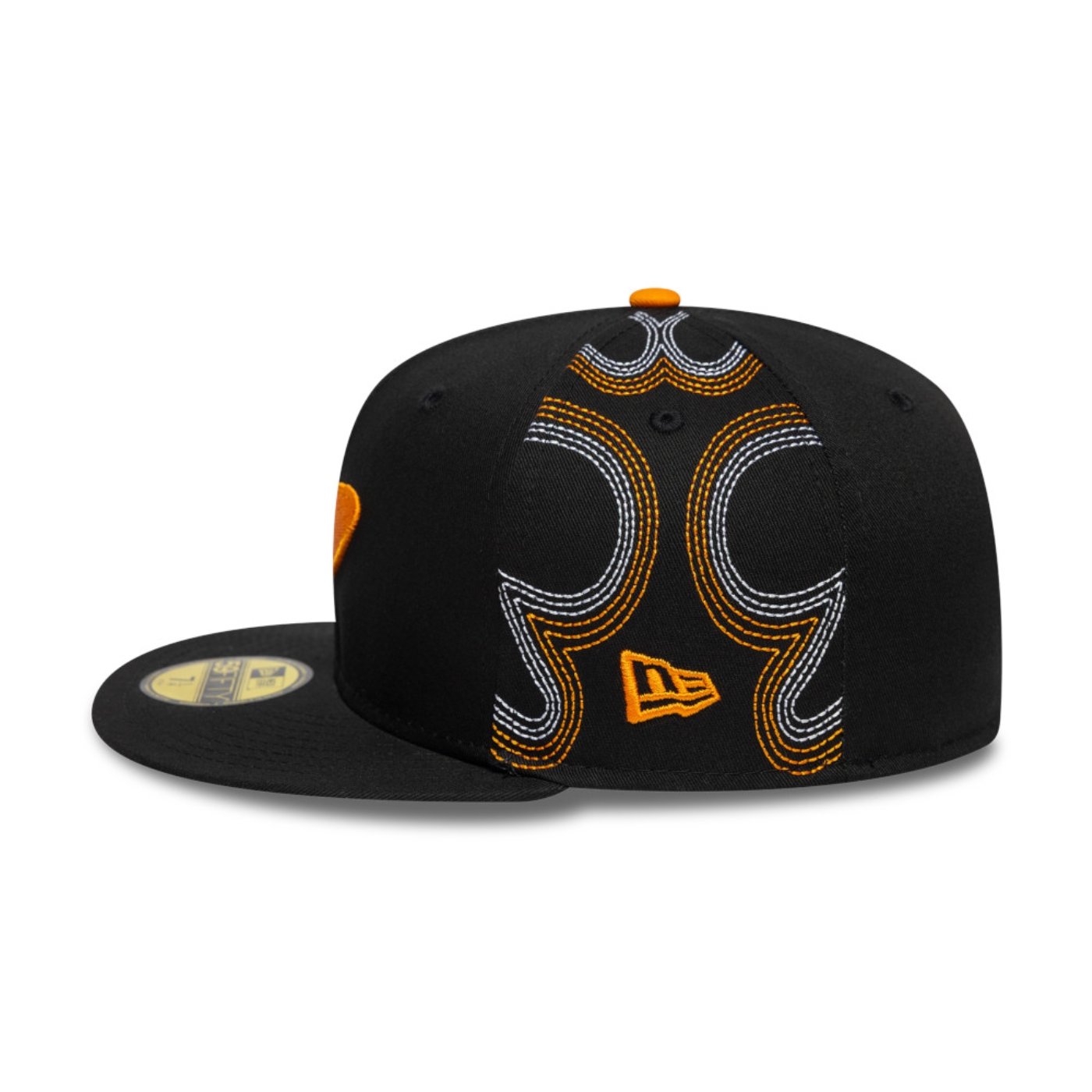 Bone New Era 59FIFTY Mclaren Racing Preto Preto 7