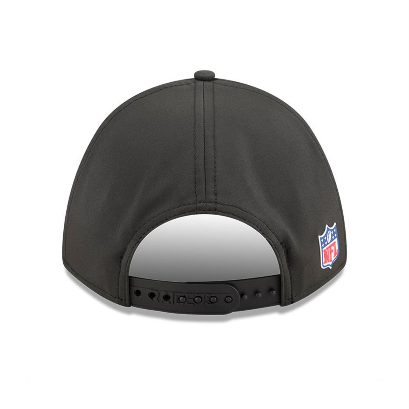 Bone New Era 9FORTY M-CROWN Oakland Raiders NFL Sideline Preto Preto 5