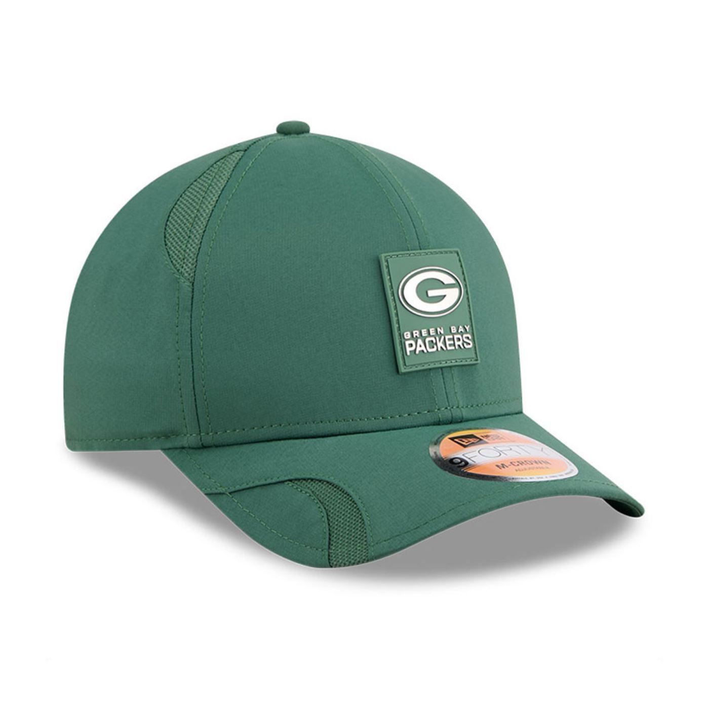 Bone New Era 9FORTY M-CROWN Green Bay Packers NFL Sideline Verde Verde 3
