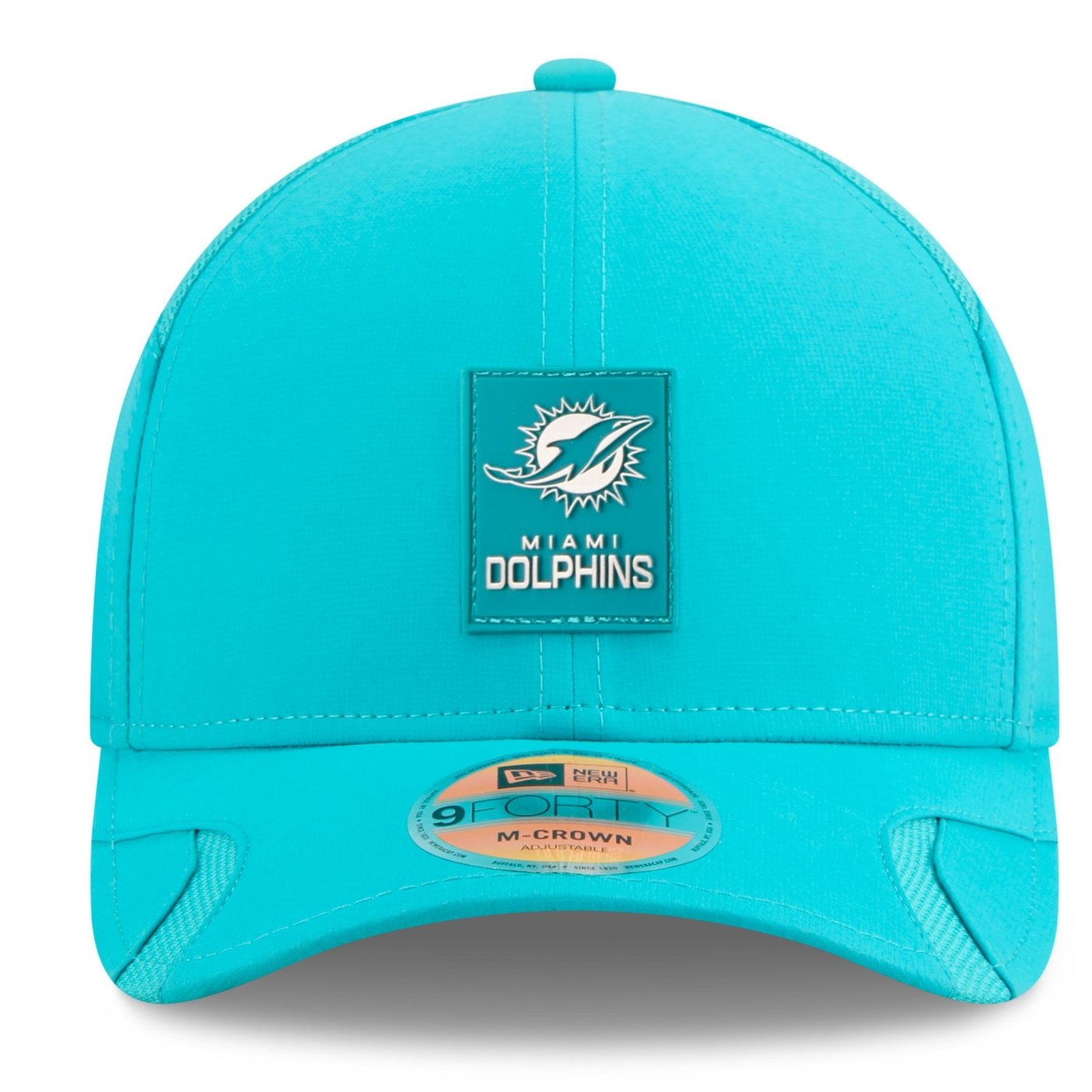 Bone New Era 9FORTY M-CROWN Miami Dolphins NFL Sideline Verde Verde 2