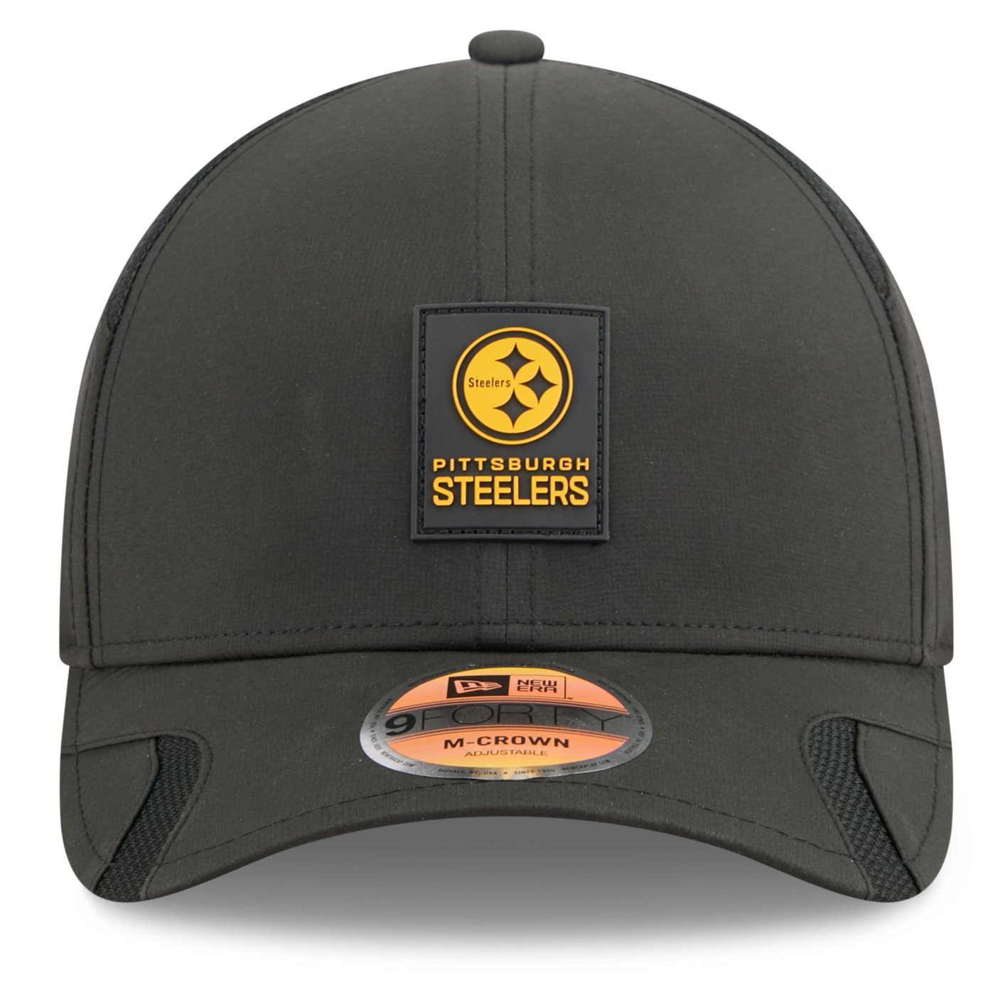 Bone New Era 9FORTY M-CROWN Pittsburgh Steelers NFL Sideline Preto Preto 2