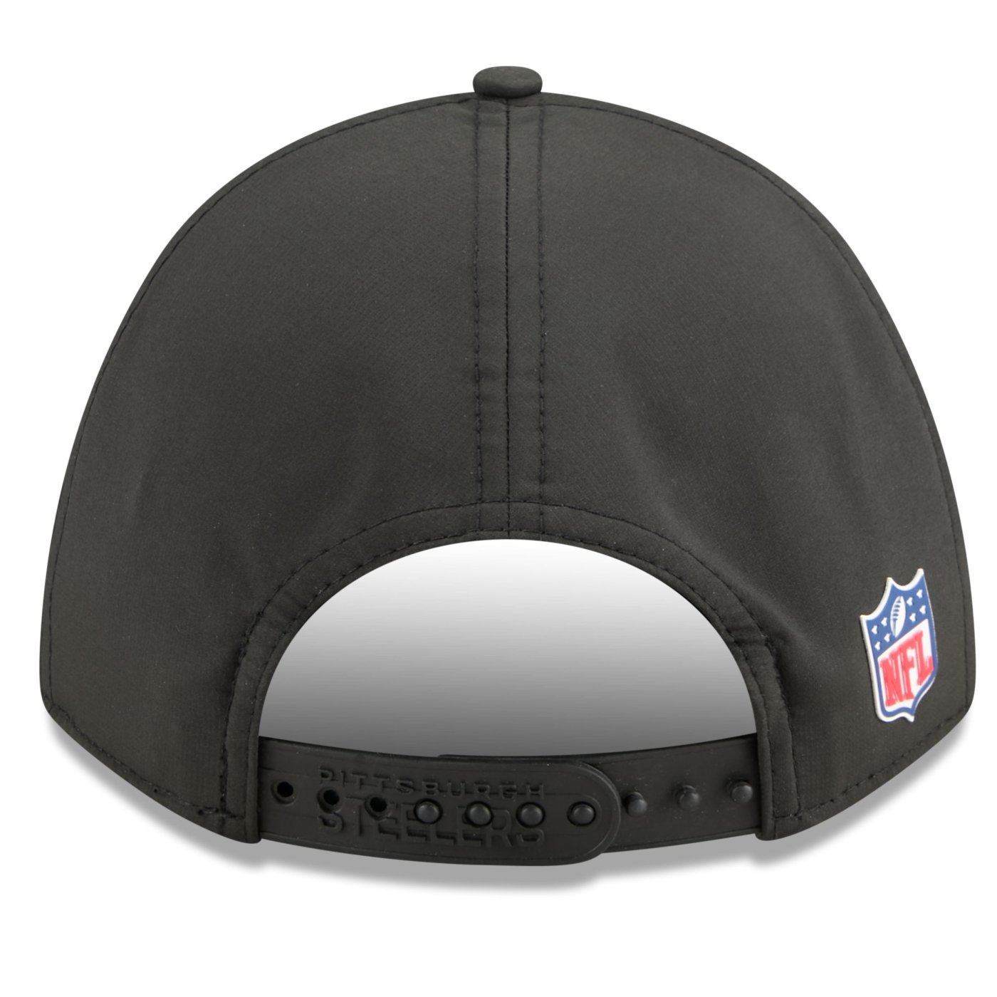 Bone New Era 9FORTY M-CROWN Pittsburgh Steelers NFL Sideline Preto Preto 5