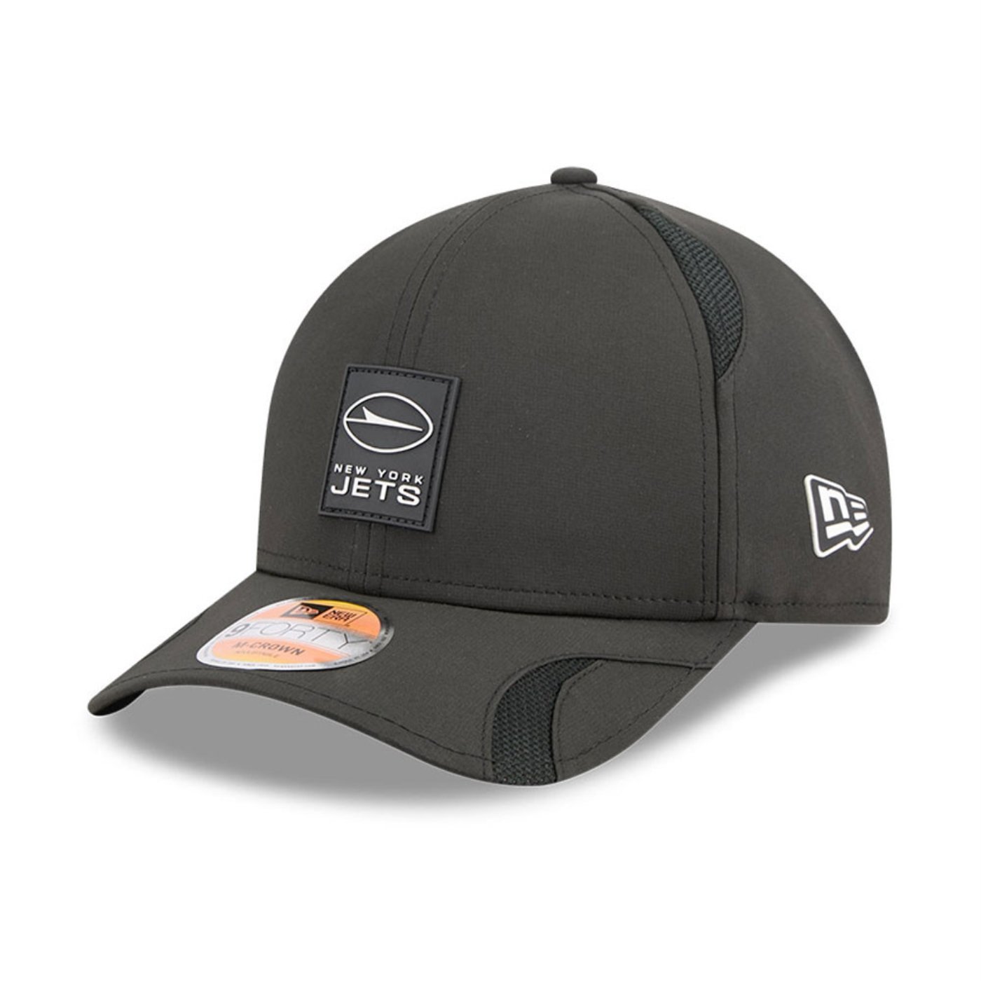 Bone New Era 9FORTY M-CROWN New York Jets NFL Sideline Preto