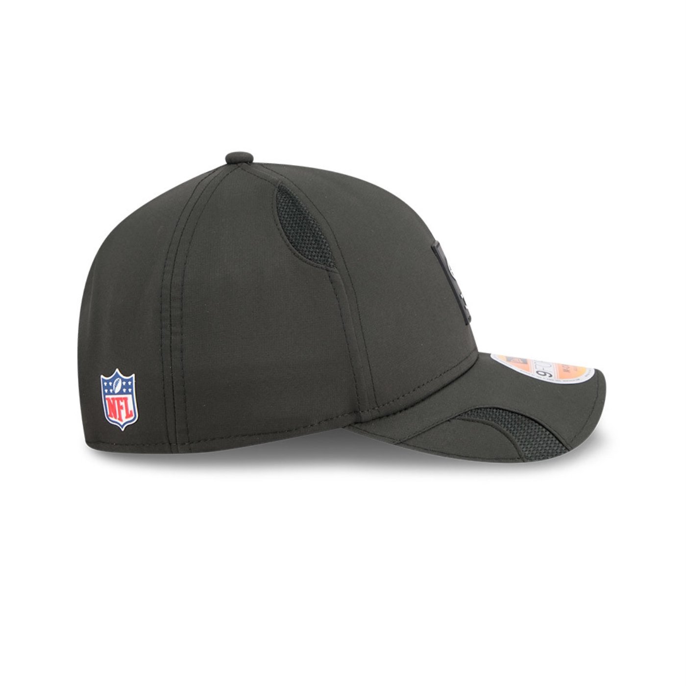 Bone New Era 9FORTY M-CROWN New York Jets NFL Sideline Preto Preto 7