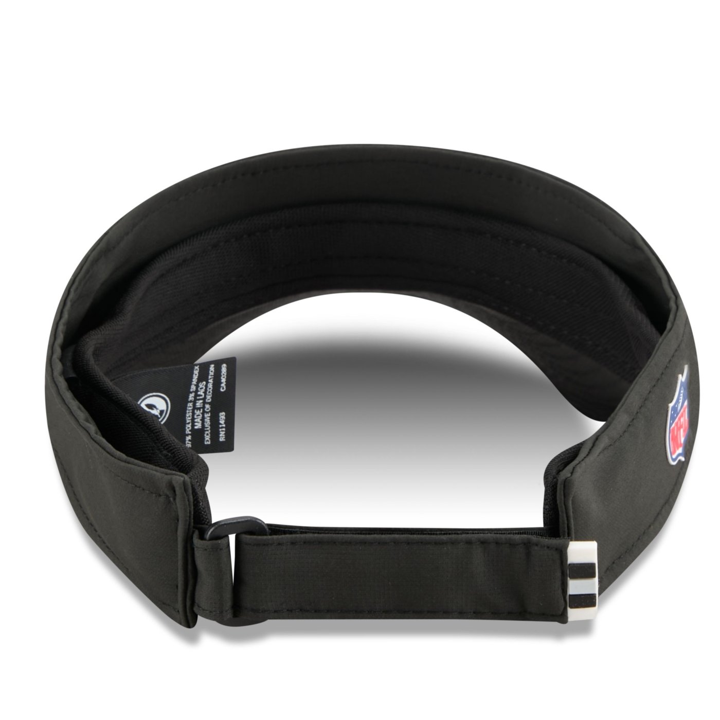 Viseira New Era Las Vegas Raiders NFL Preto Preto 5