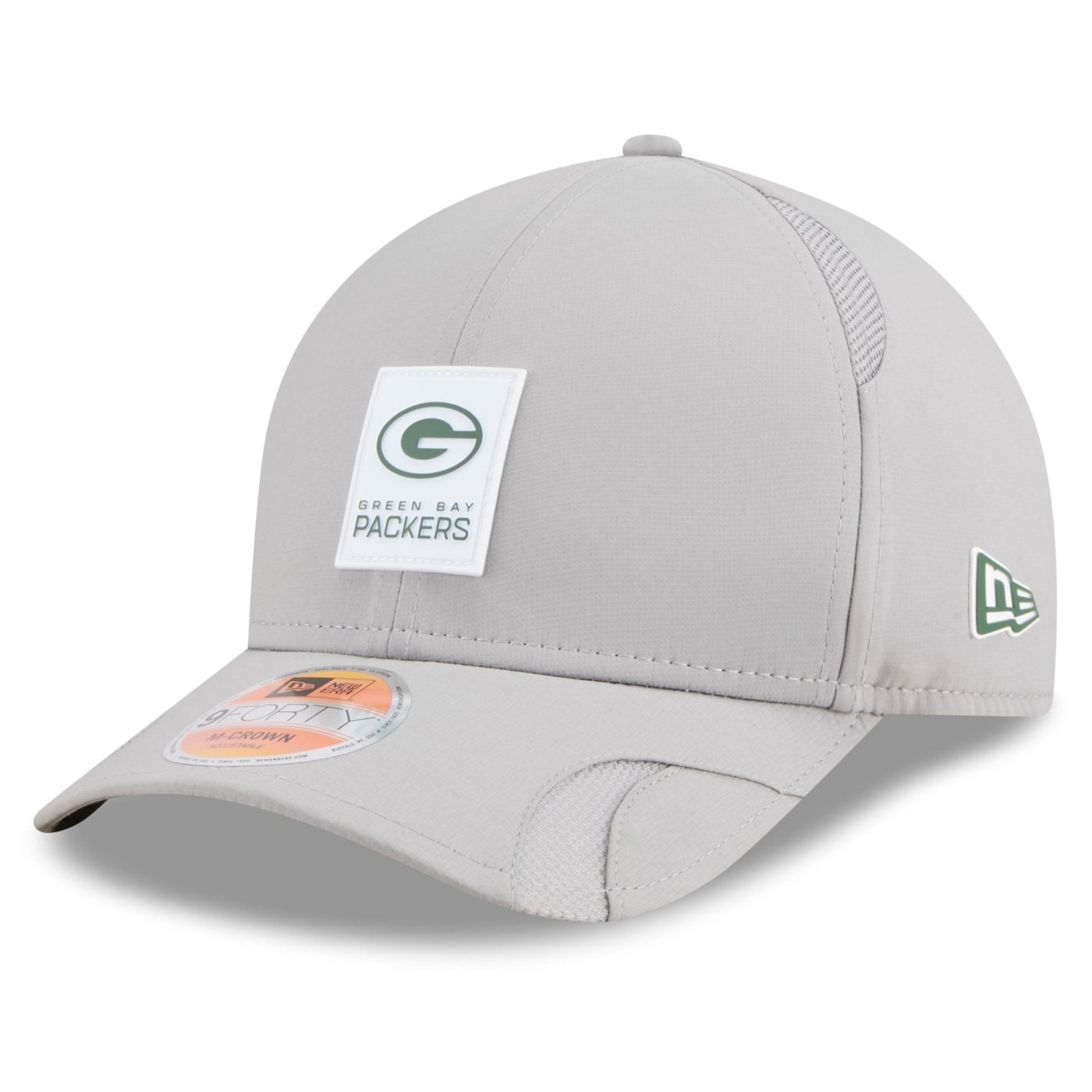 Bone New Era 9FORTY M-CROWN Green Bay Packers NFL Sideline Cinza Cinza 1