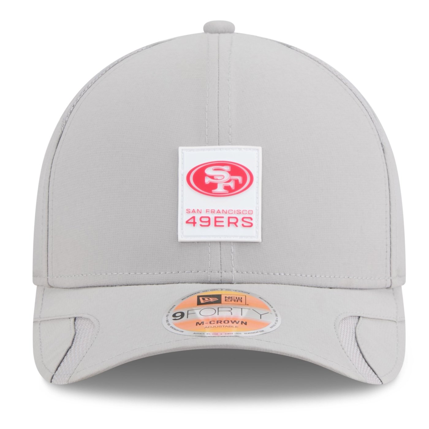 Bone New Era 9FORTY M-CROWN San Francisco 49ers NFL Sideline Cinza Cinza 2