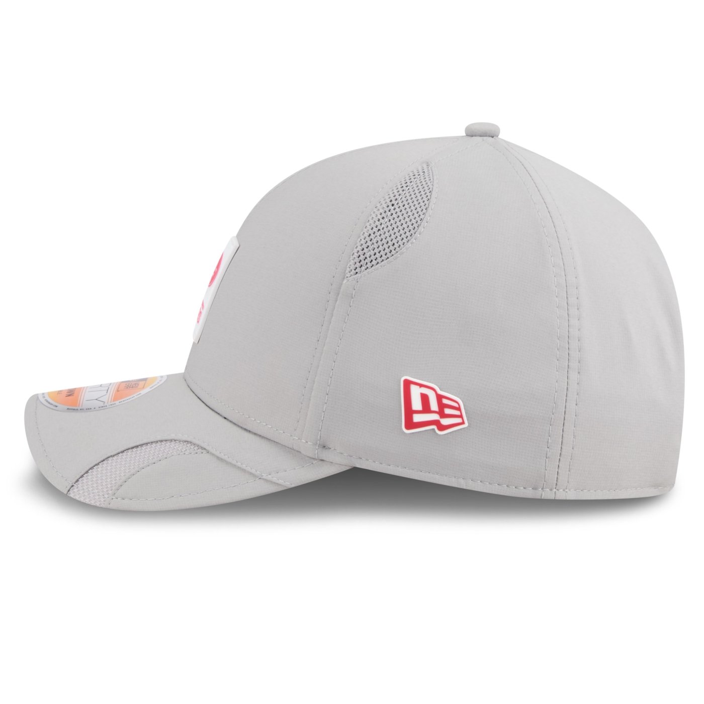 Bone New Era 9FORTY M-CROWN San Francisco 49ers NFL Sideline Cinza Cinza 4