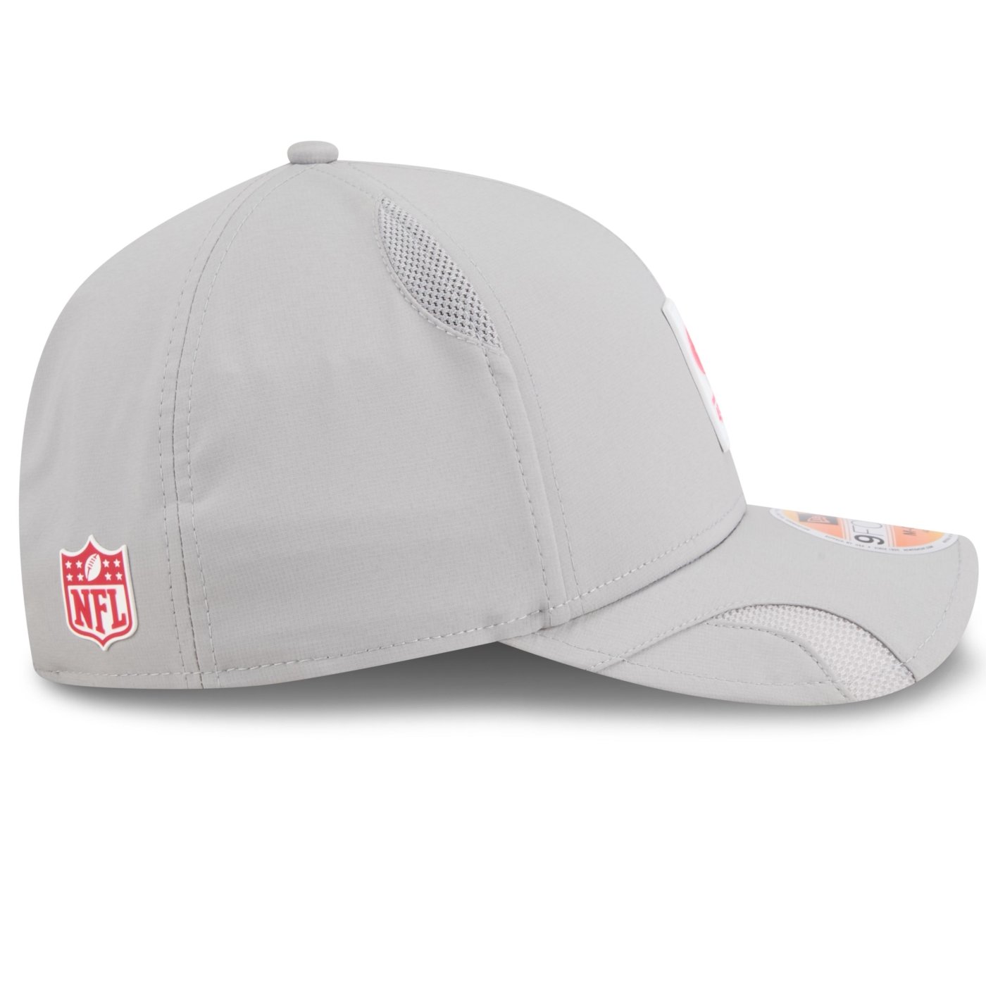 Bone New Era 9FORTY M-CROWN San Francisco 49ers NFL Sideline Cinza Cinza 7