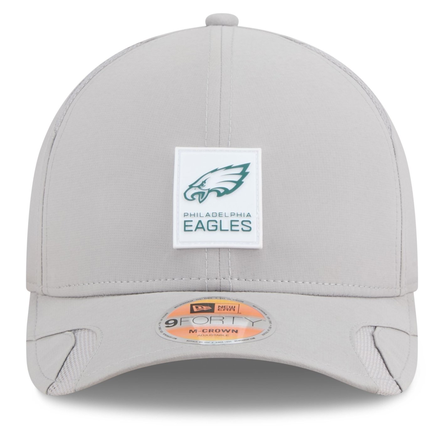 Bone New Era 9FORTY M-CROWN Philadelphia Eagles NFL Sideline Cinza Cinza 2