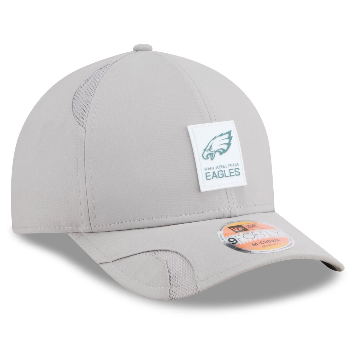 Bone New Era 9FORTY M-CROWN Philadelphia Eagles NFL Sideline Cinza Cinza 3