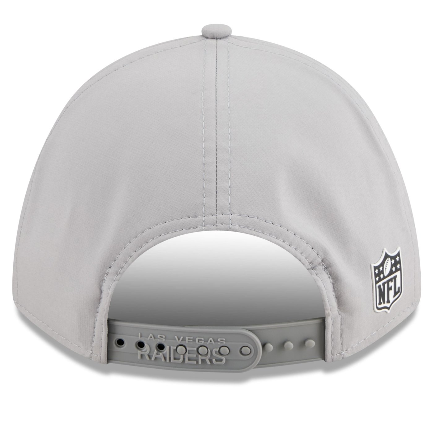 Bone New Era 9FORTY M-CROWN Las Vegas Raiders NFL Sideline Cinza Cinza 5