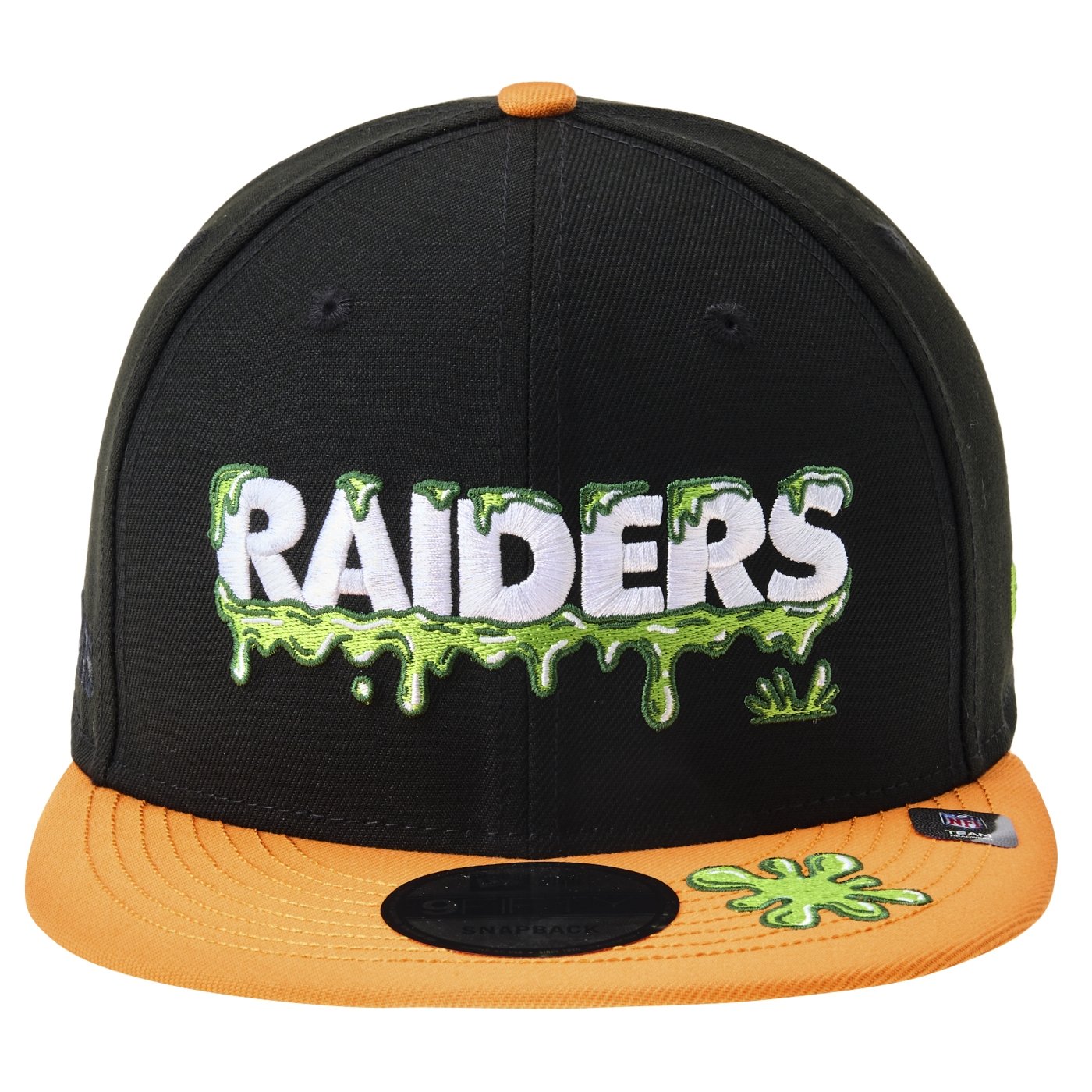 Bone New Era 9FIFTY NFL X Nickelodeon Slime Las Vegas Raiders Preto 2