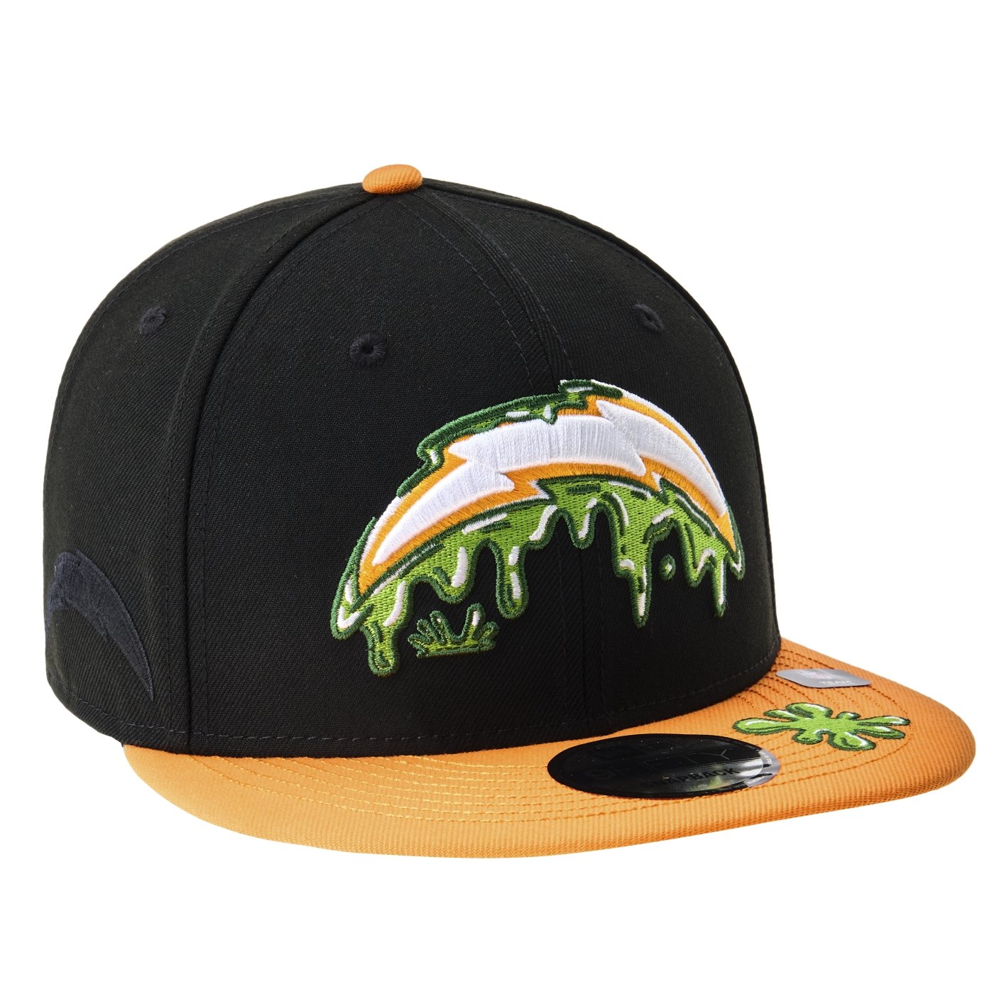 Bone New Era 9FIFTY NFL X Nickelodeon Slime Los Angeles Chargers Preto 3