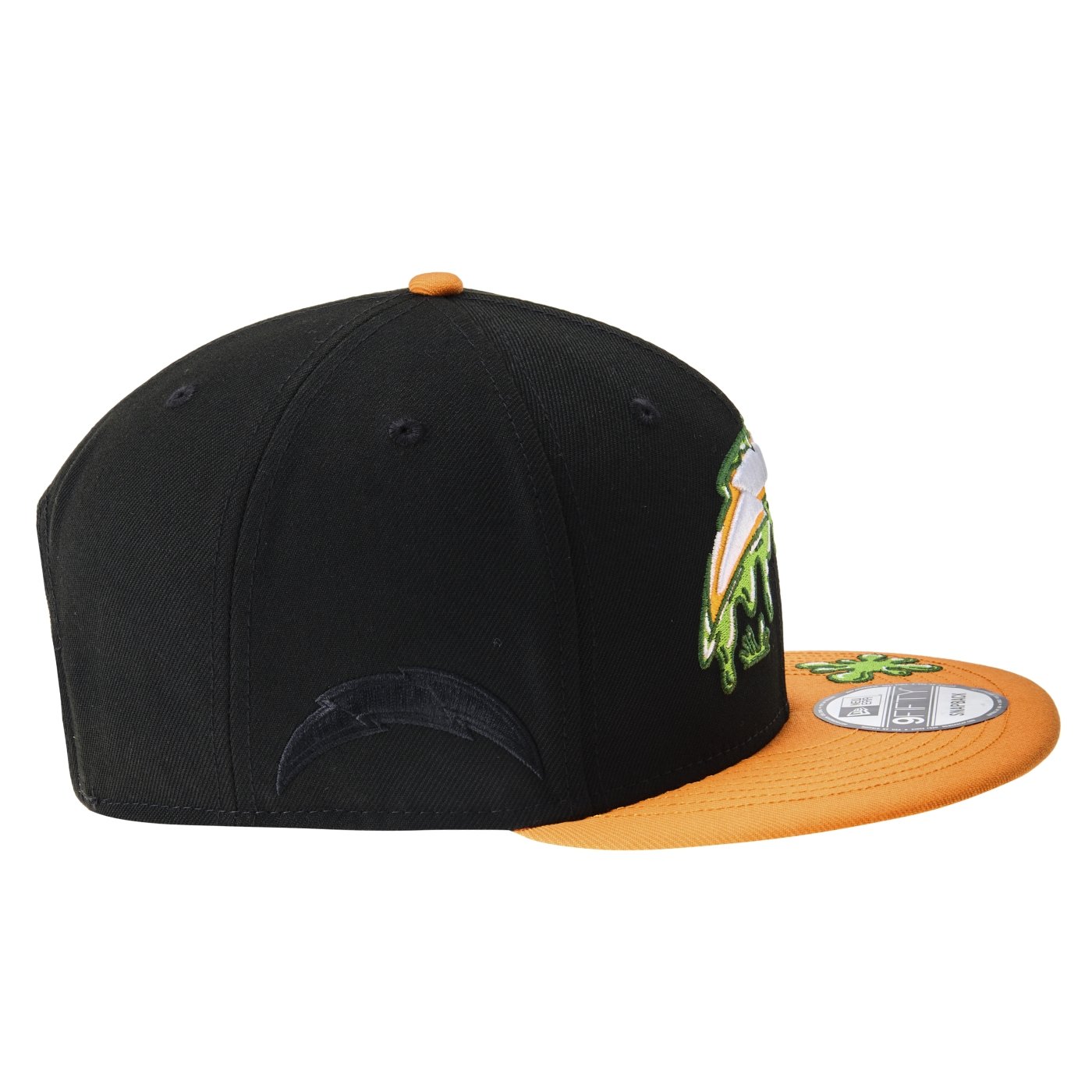 Bone New Era 9FIFTY NFL X Nickelodeon Slime Los Angeles Chargers Preto 4