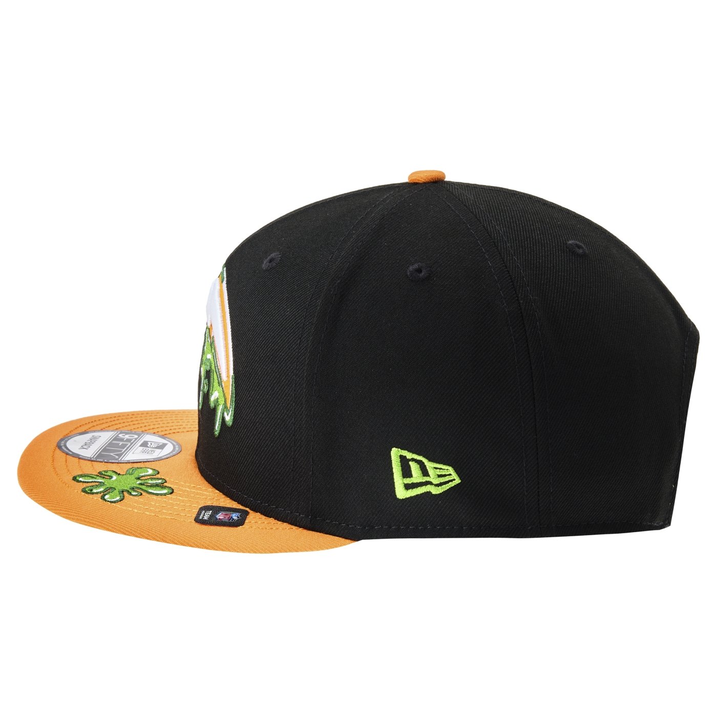 Bone New Era 9FIFTY NFL X Nickelodeon Slime Los Angeles Chargers Preto 7