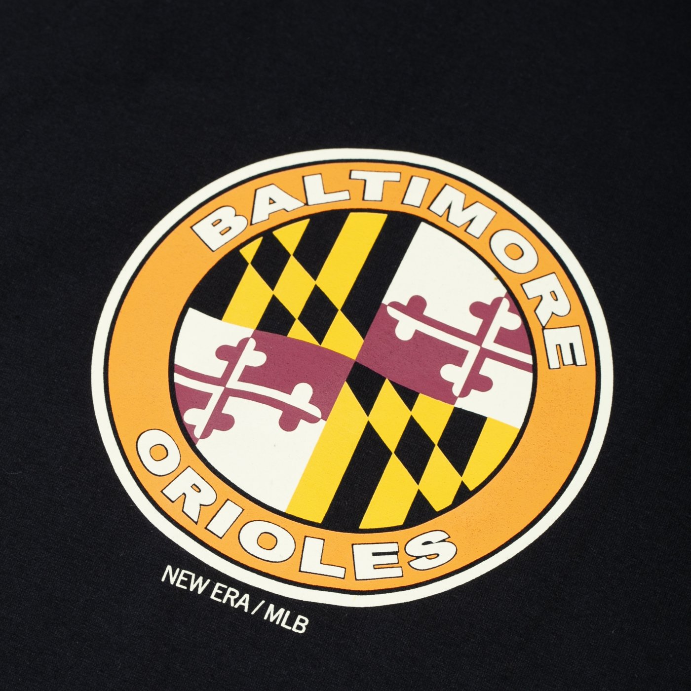 Camiseta New Era Box Baltimore Orioles MLB Preto Preto 3