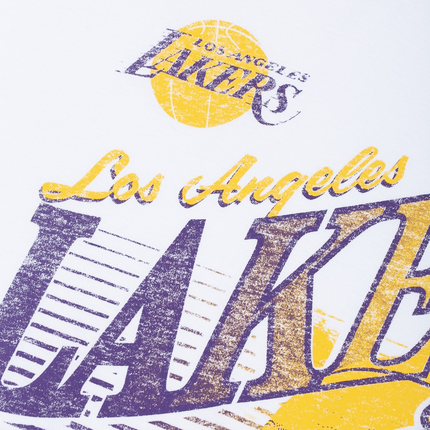 Camiseta New Era Oversize Los Angeles Lakers NBA Branco Branco 3