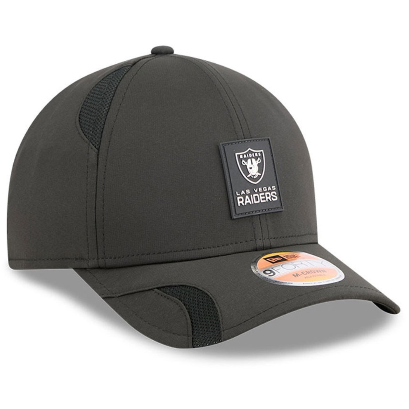 Bone New Era 9FORTY M-CROWN Las Vegas Raiders NFL Sideline Preto Preto 3