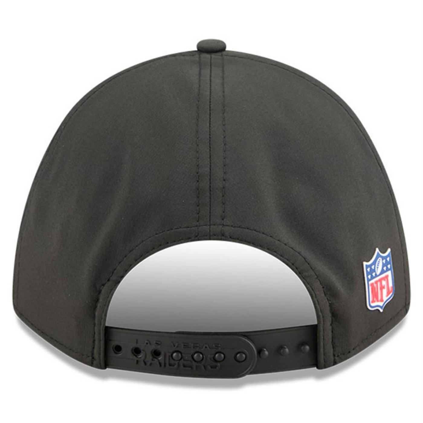 Bone New Era 9FORTY M-CROWN Las Vegas Raiders NFL Sideline Preto Preto 5