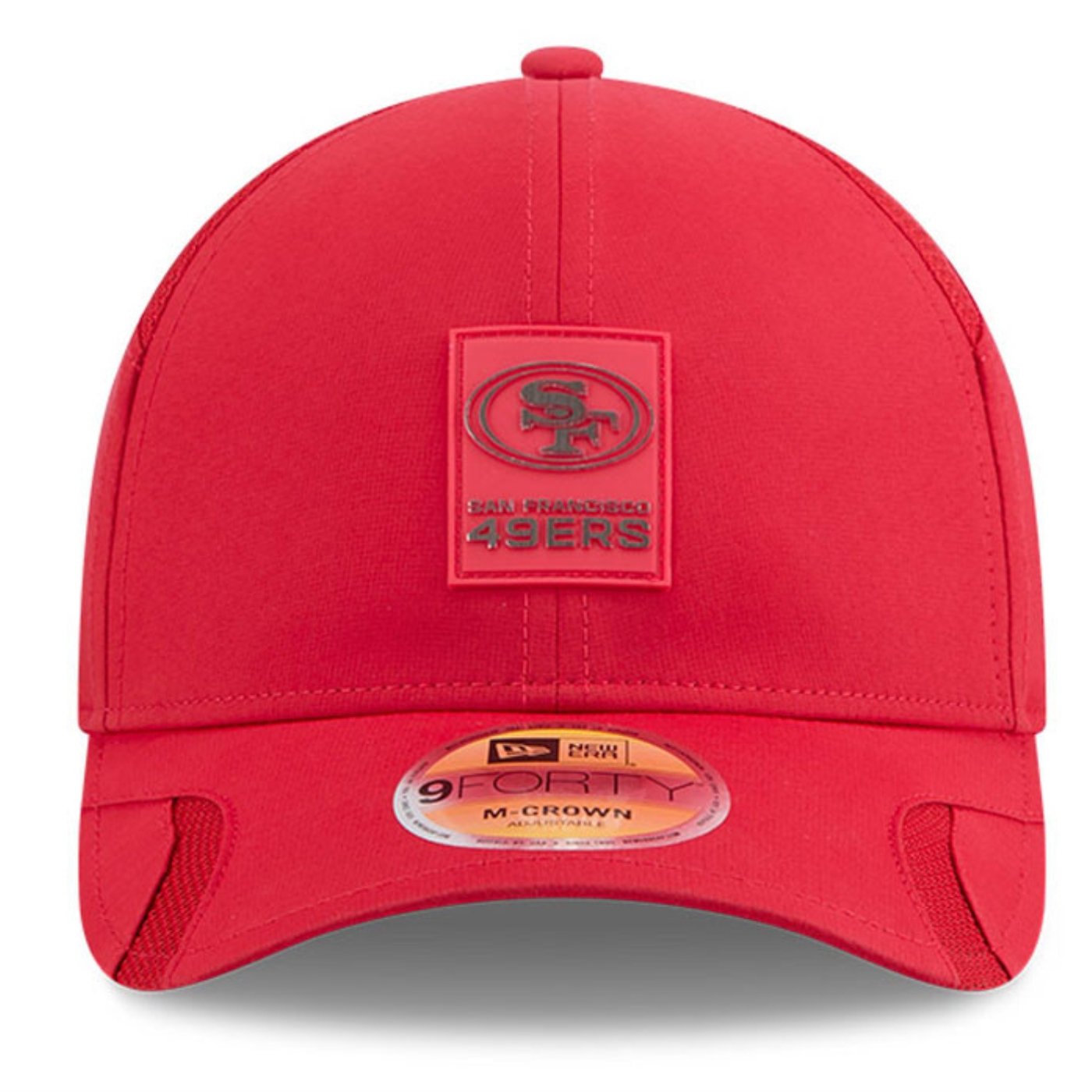 Bone New Era 9FORTY M-CROWN San Francisco 49ers NFL Sideline Vermelho Vermelho 2