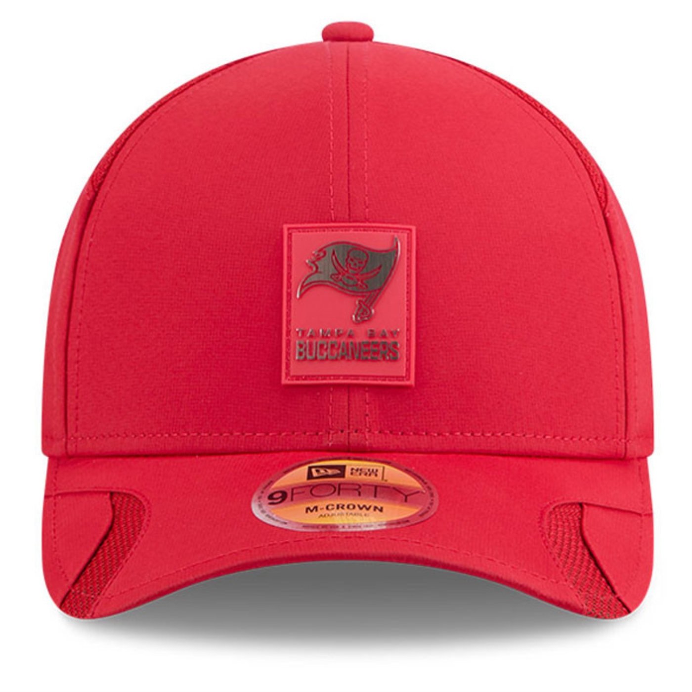 Bone New Era 9FORTY M-CROWN Tampa Bay Buccaneers NFL Sideline Vermelho Vermelho 2