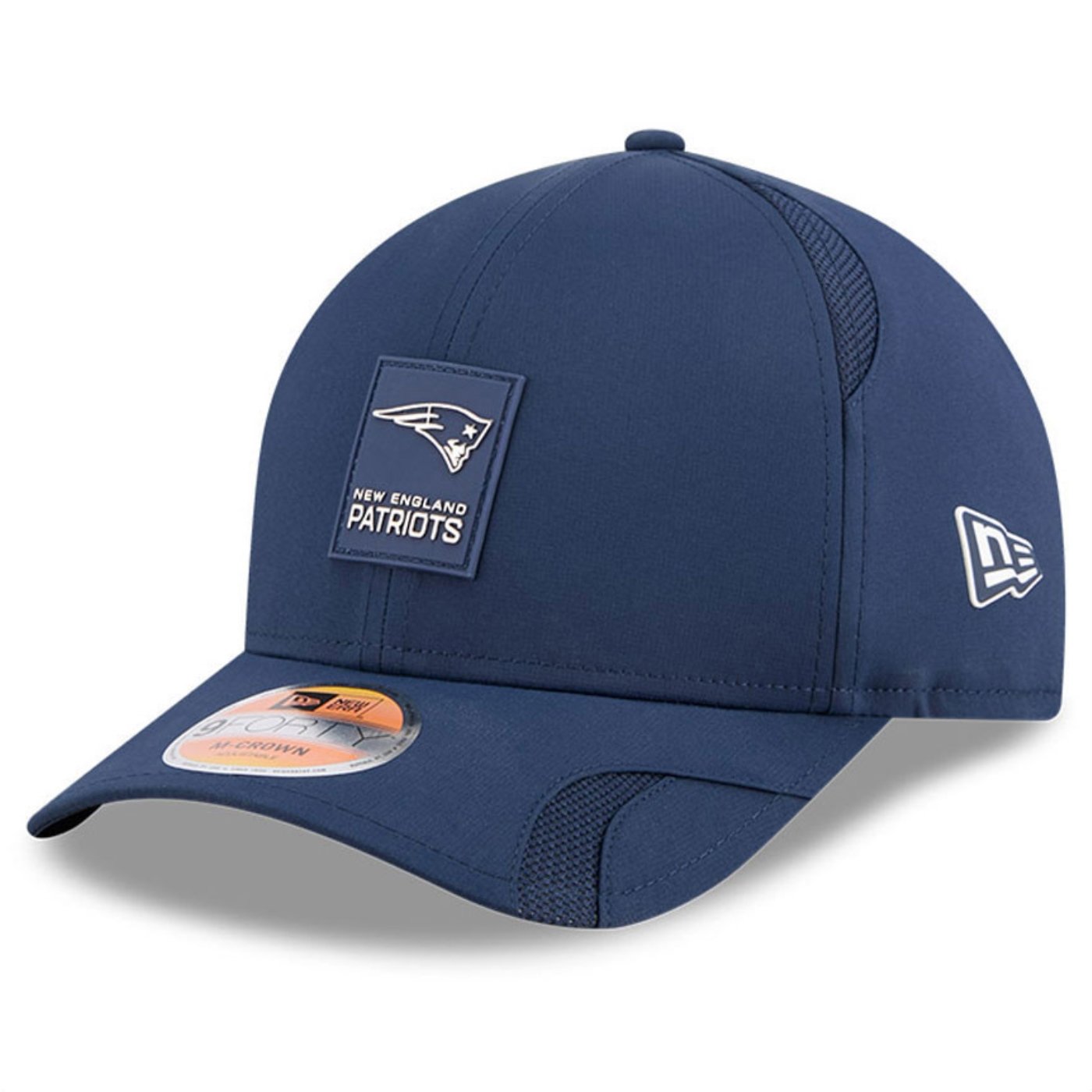 Bone New Era 9FORTY M-CROWN New England Patriots NFL Sideline Azul Azul 1