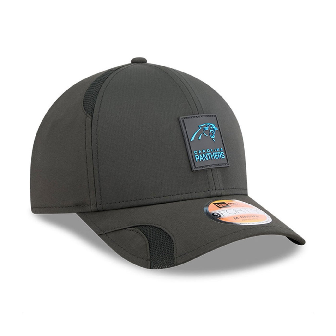 Bone New Era 9FORTY M-CROWN Carolina Panthers NFL Sideline Preto Preto 3