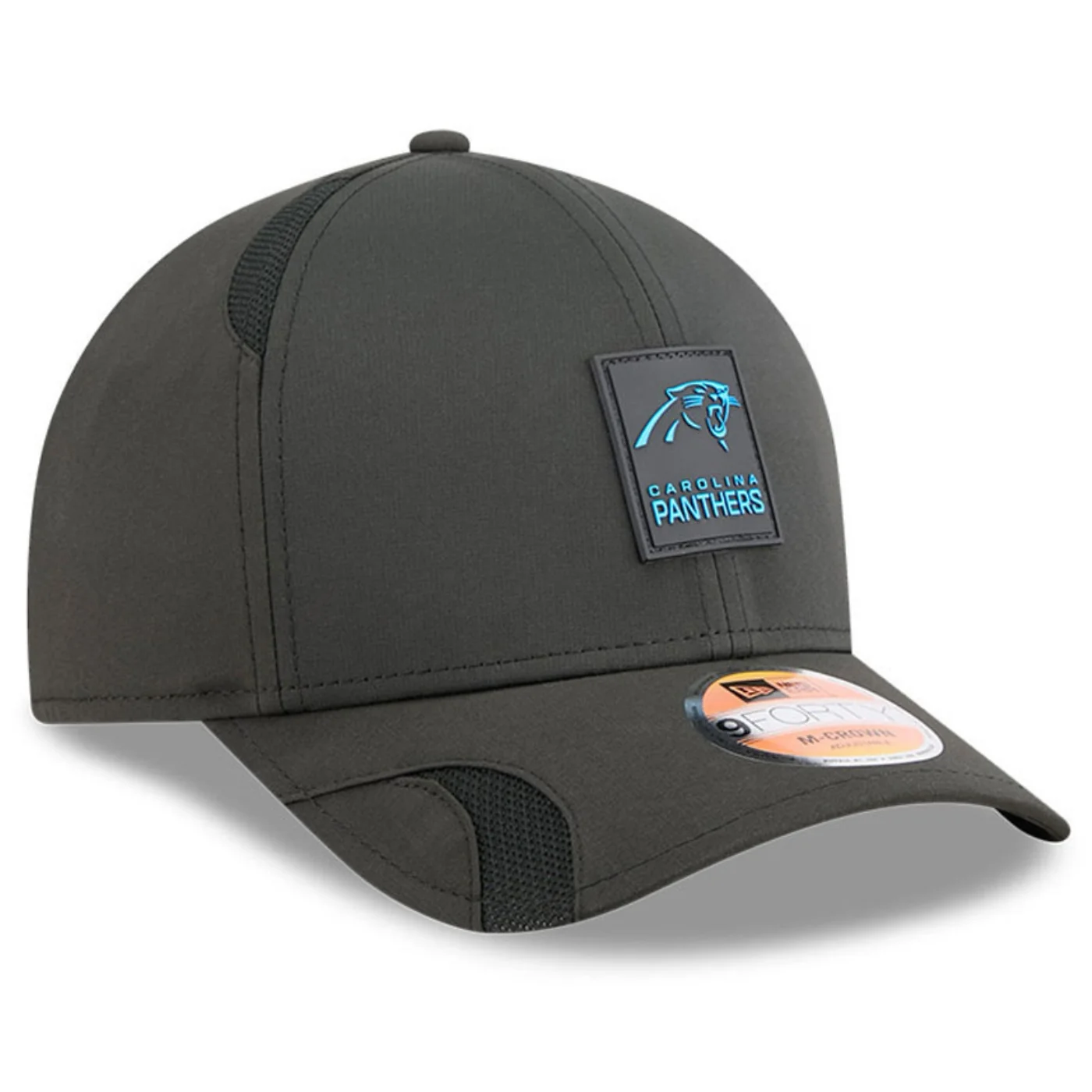 Bone New Era 9FORTY M-CROWN Carolina Panthers NFL Sideline Preto Preto 4