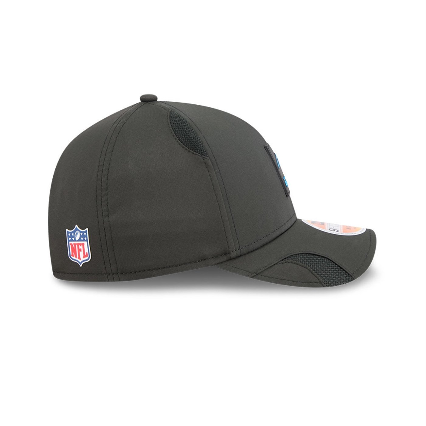 Bone New Era 9FORTY M-CROWN Carolina Panthers NFL Sideline Preto Preto 7