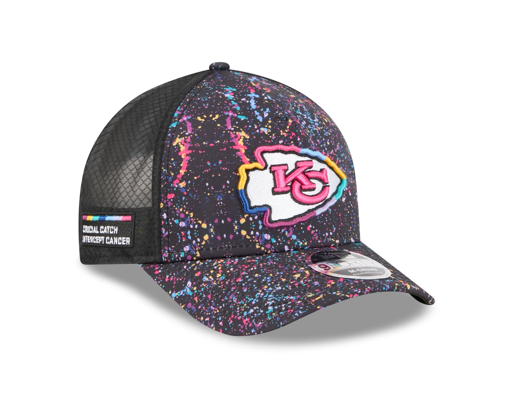 Bone New Era  9FORTY M-Crown A-Frame Kansas City Chiefs NFL Preto Multicores 3