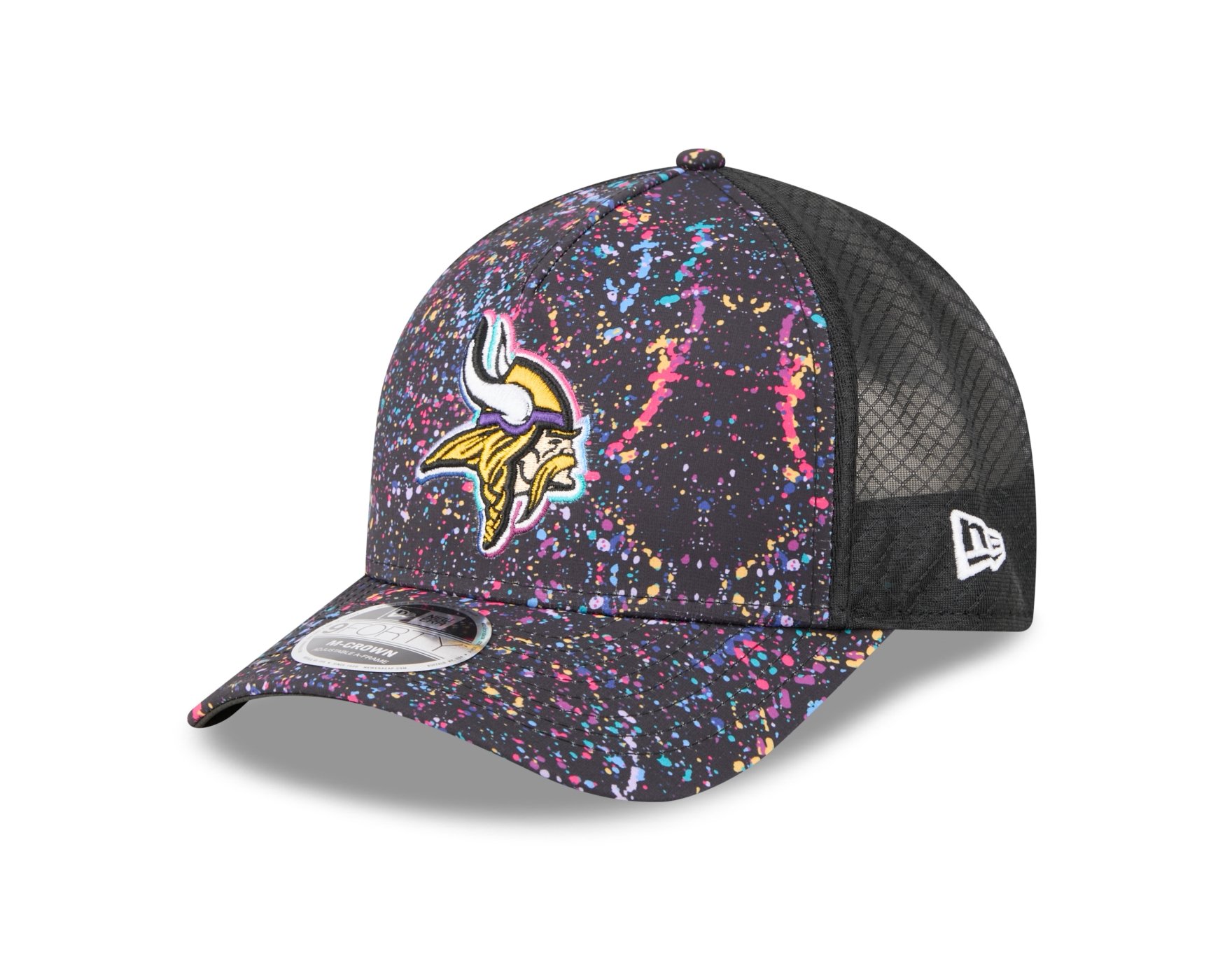 Bone New Era  9FORTY M-Crown A-Frame Minnesota Vikings NFL Preto