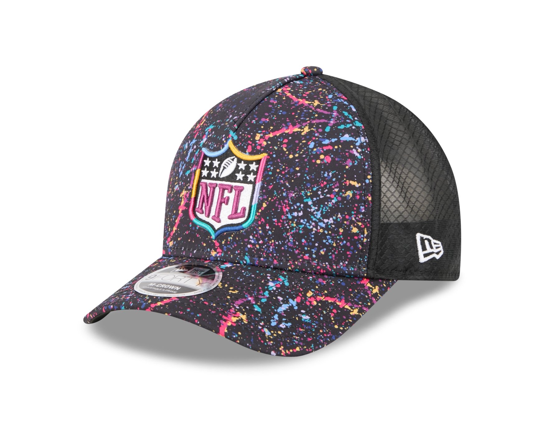 Bone New Era 9FORTY M-Crown A-Frame Nfl NFL Preto Multicores 1