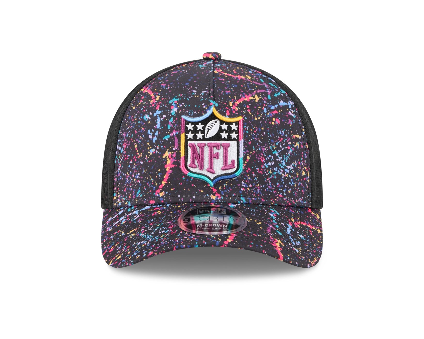 Bone New Era 9FORTY M-Crown A-Frame Nfl NFL Preto Multicores 2