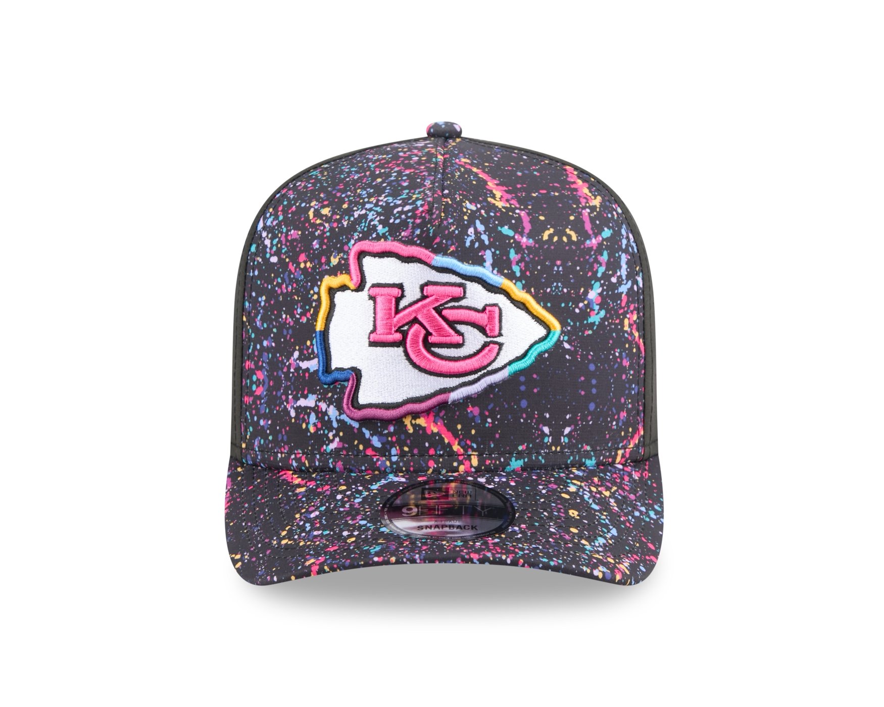 Bone New Era  9FIFTY A-Frame  Kansas City Chiefs NFL Preto Cinza 2