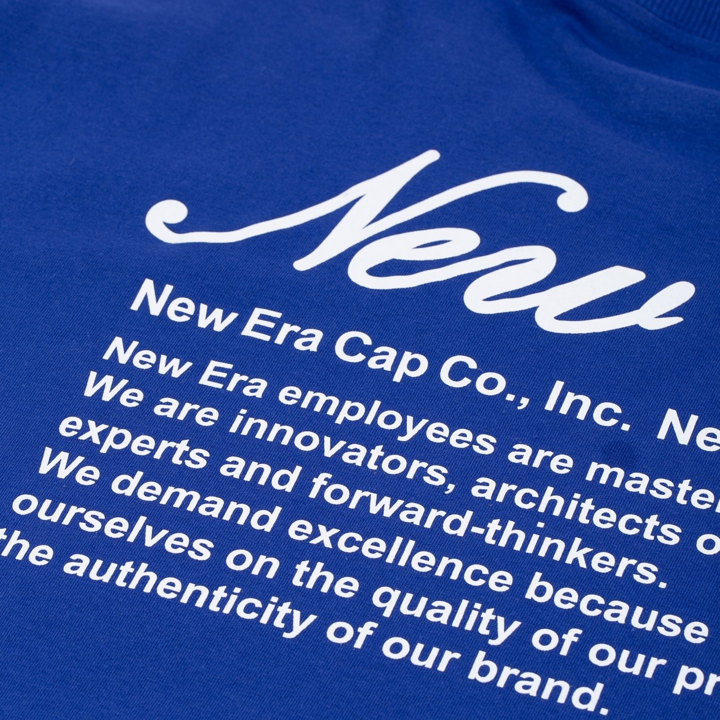 Camiseta New Era Oversize Branded   Branco Royal 4