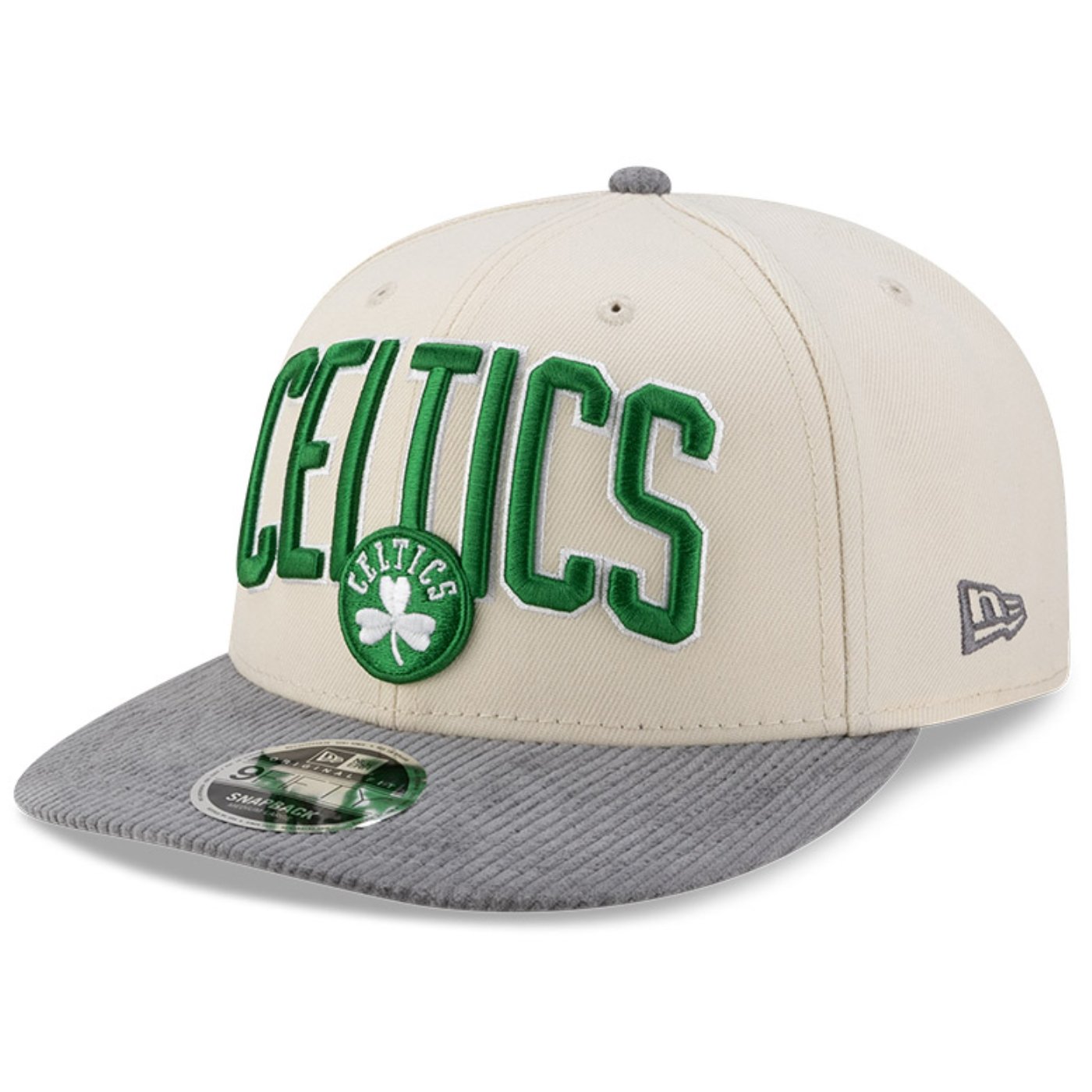 Bone New Era 9FIFTY Boston Celtics NBA Bege Bege 1