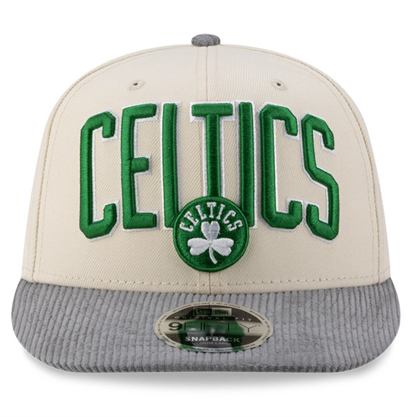 Bone New Era 9FIFTY Boston Celtics NBA Bege Bege 2