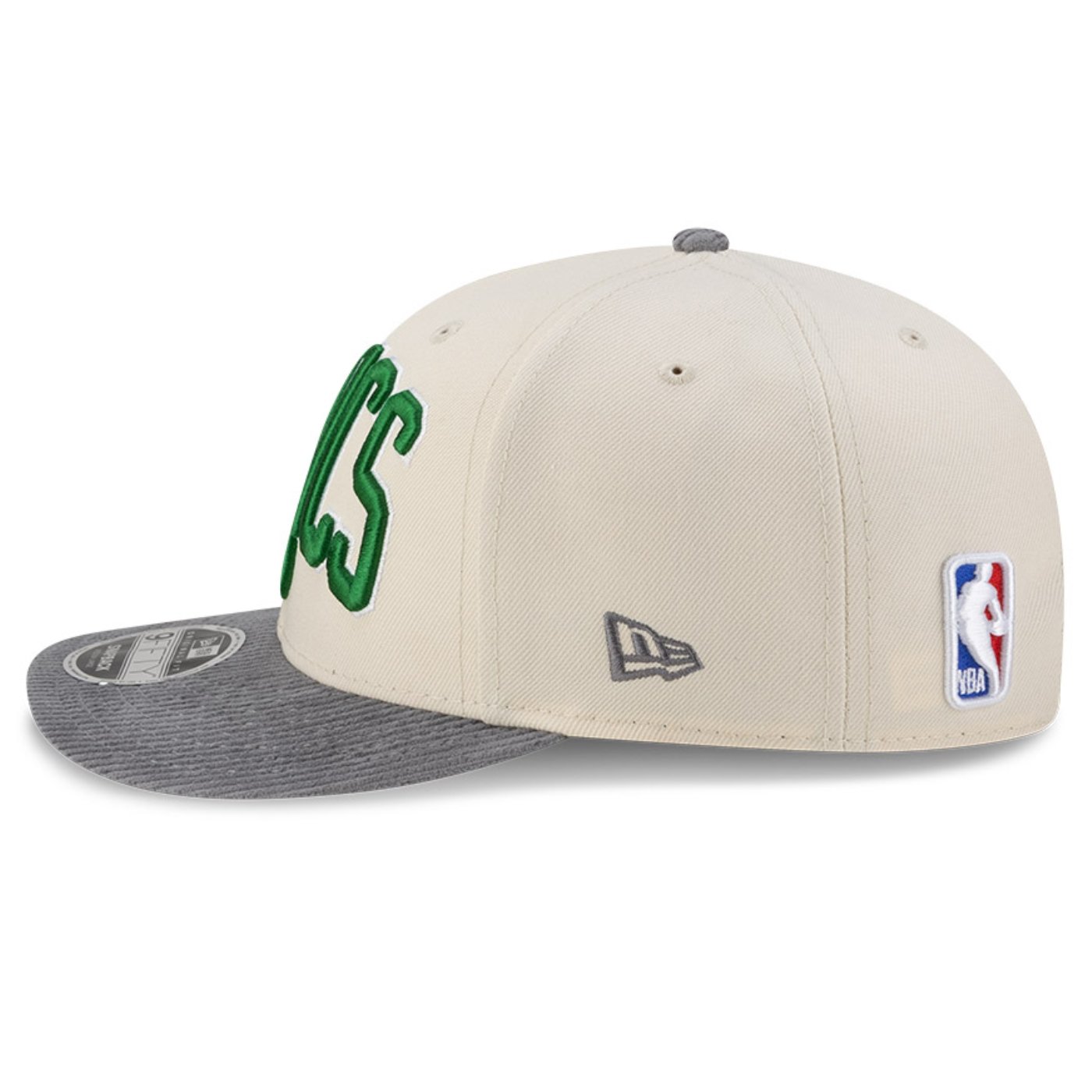 Bone New Era 9FIFTY Boston Celtics NBA Bege Bege 4